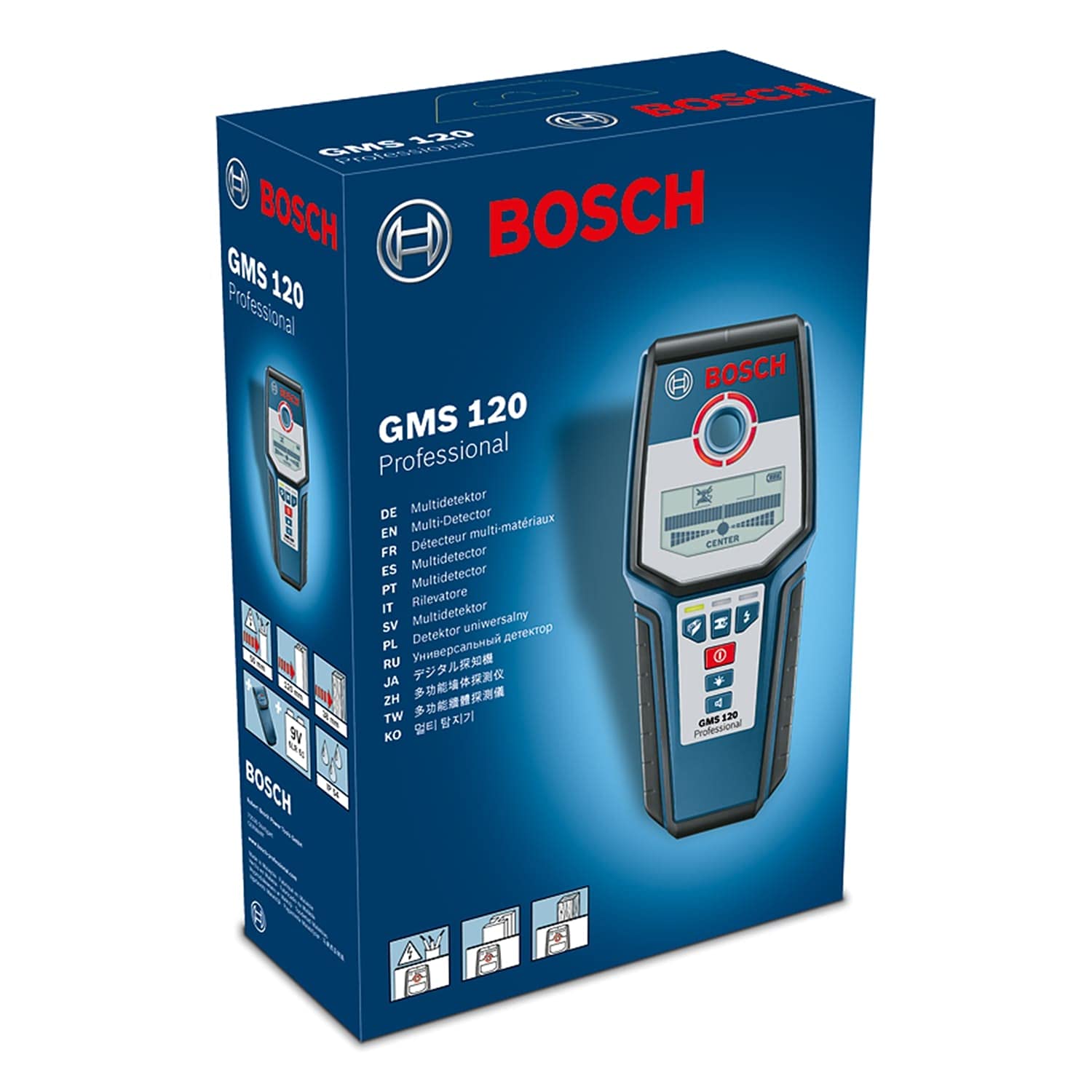 Bosch GMS120 Professional Detector (Blue)
