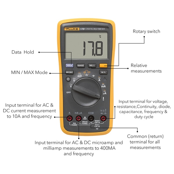 Fluke 17B+ Digital Multimeter