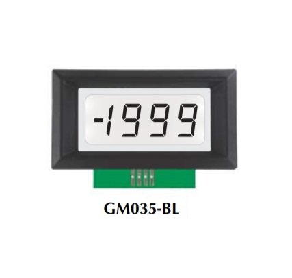3Â½ Digit 1999 Counts Model: GM035-BL LCD Modules