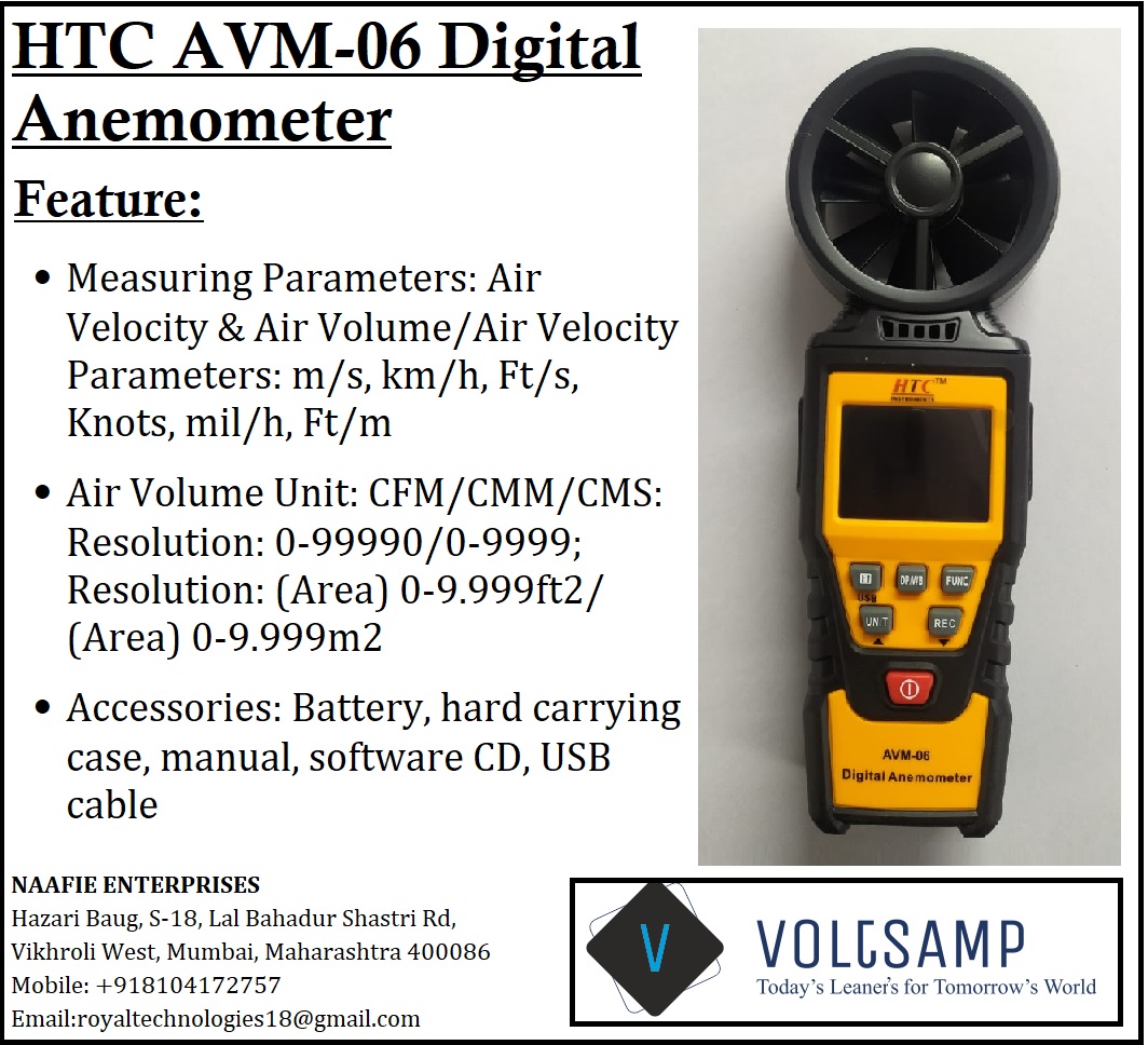 HTC AVM-06 Digital Anemometer