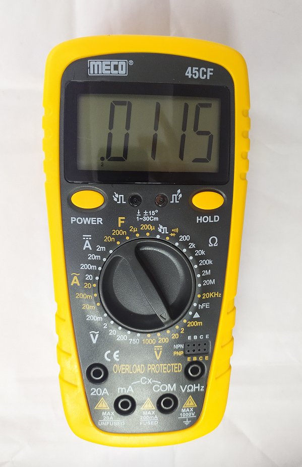 MECO 45CF 4Â½ Digit / 20,000 Count Digital Multimeter with Holster
