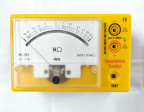 MECO MC903 500V - 100MÎ© Analog Insulation Tester