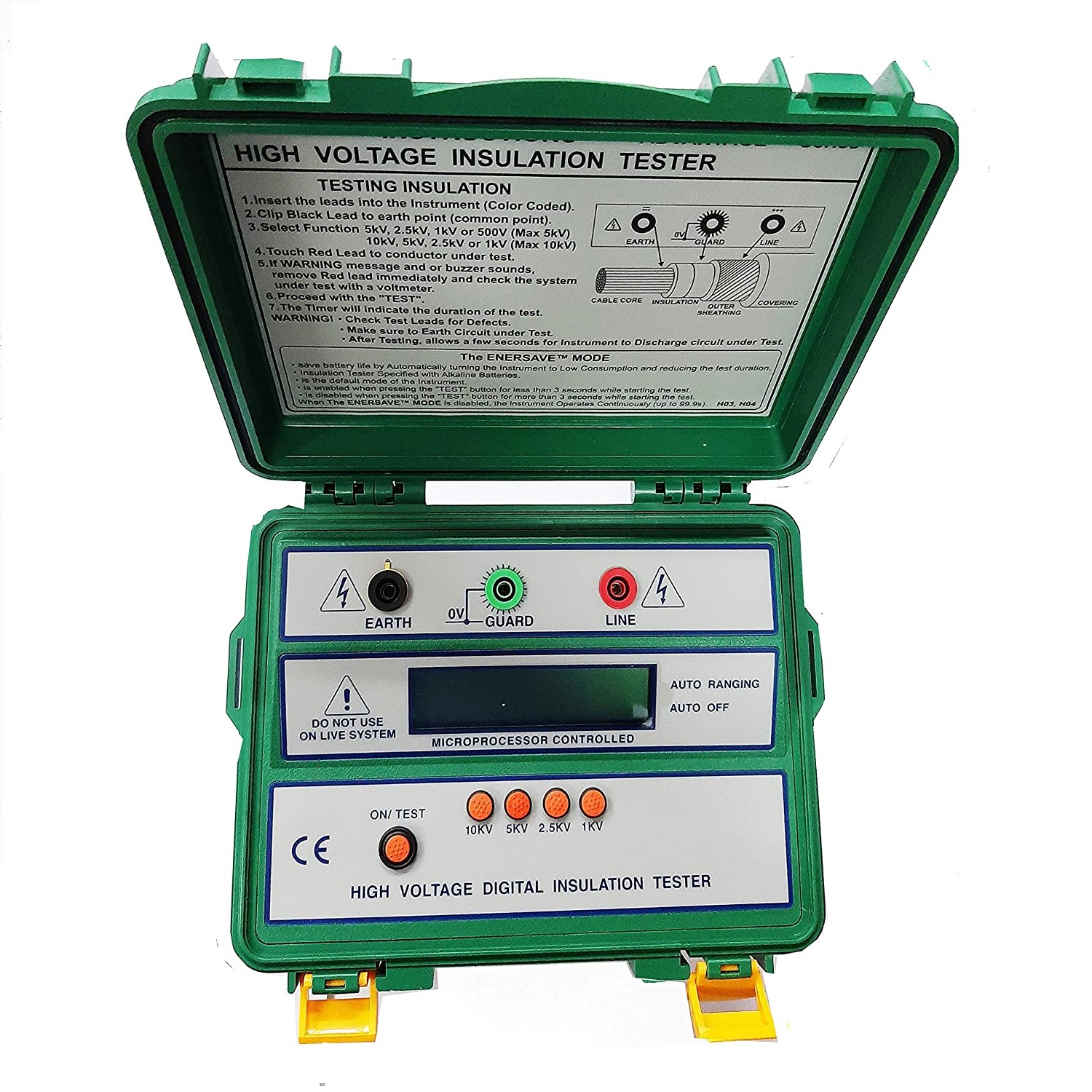 Metravi DIT-915 Auto-ranging Digital Insulation Tester with Overload Protection