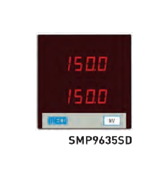 4Â½ Digit 19999 Count LED Display Ammeters TRMS SMP96x28845 (96x288mm) Ammeters Range: 0-5A DC With Auxiliary Power 85-265V AC/DC