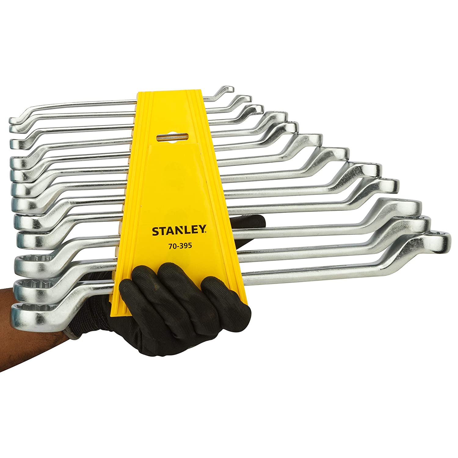 Stanley 70-395e Shallow Offset Ring End Spanner Set (pack Of 12)