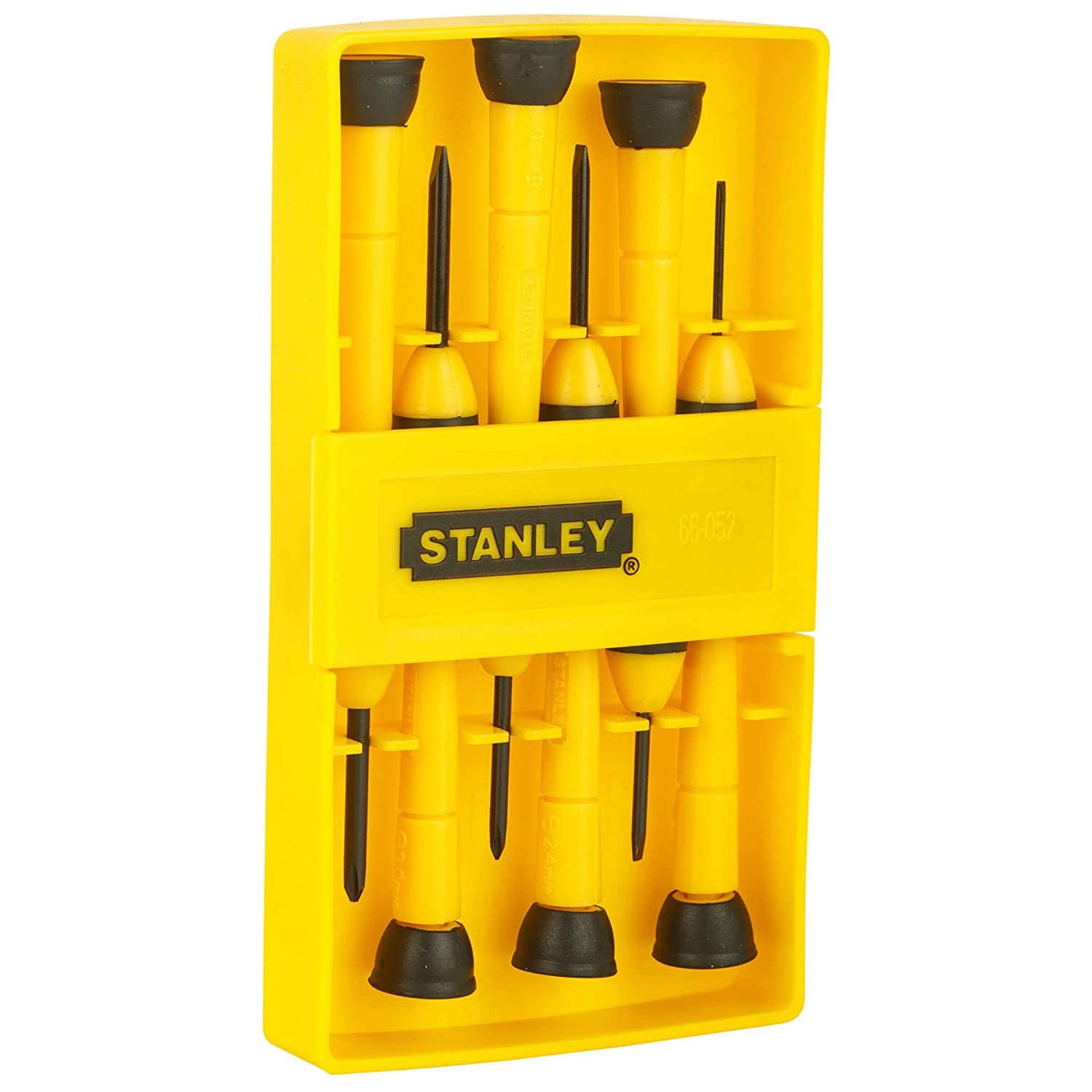 STANLEY 66-052 Bi Material Handle Precision Screwdriver Set (6 Piece)