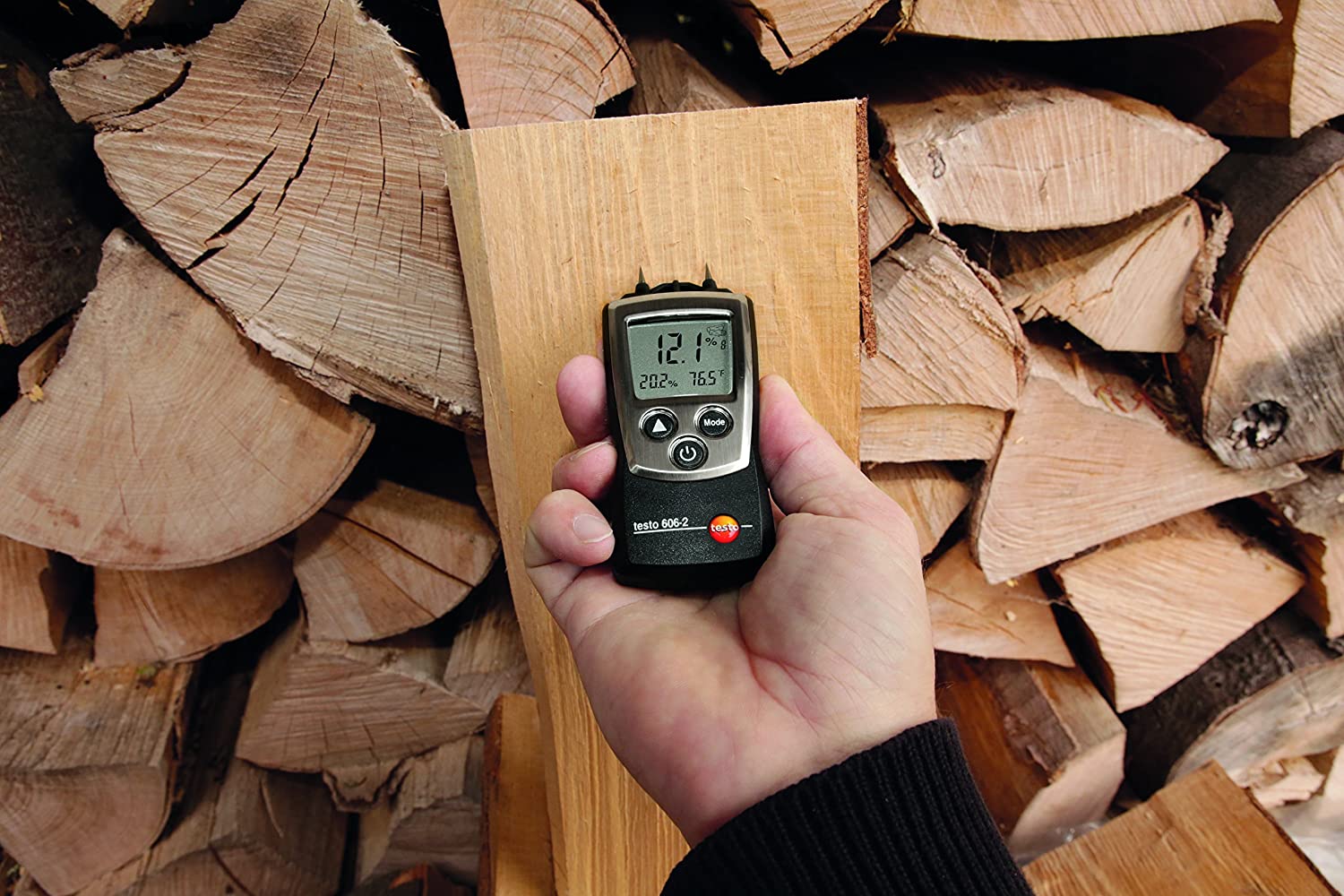 TESTO 606-2 - Moisture meter for material moisture and relative humidity